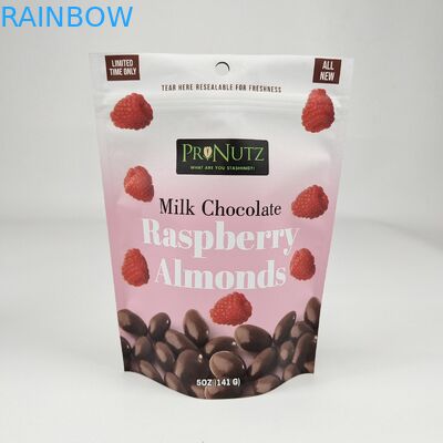 Bolsas de plástico laminadas recubribles bolsas de comida para soportar el embalaje bolsas de bolsas de plástico para frutas secas