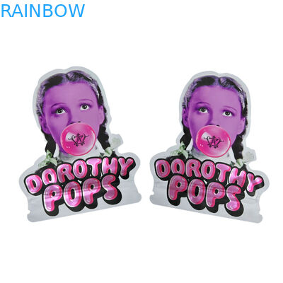 Reciclado especial en forma personalizada 7 14 28g gomas de aluminio a prueba de niños caramelo bolsa Mylar