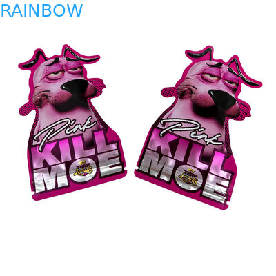 Reciclado especial en forma personalizada 7 14 28g gomas de aluminio a prueba de niños caramelo bolsa Mylar