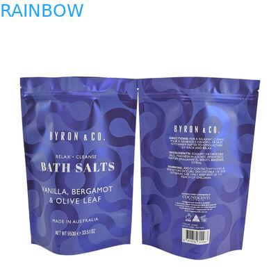 Bolsas para alimentos de papel Kraft Ziplock Stand Up Pocket