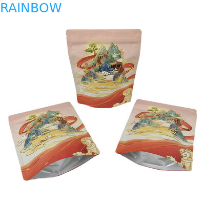 Mejor vendido Bolsa personalizada de contacto suave de Mylar Stand Up Aluminio 3.5g Proteína a prueba de olor Café Especias Farina Embalaje Po