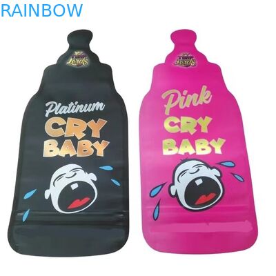 Impresión personalizada 3.5g Bolsas de Mylar de corte a presión Bolsas irregulares con cierre de cerradura círculo Mylar Soft Touch Bolsas de plástico para alimentos dulces