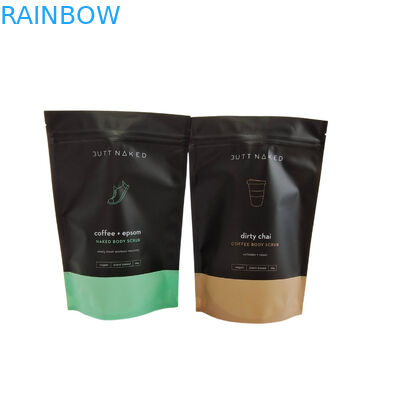 Impresión de logotipo personalizado Bolsa de cierre de cremallera Cuerpo de exfoliante bomba de baño de jabón Embalaje Bolsa de papel de aluminio Bolsa de plástico cierre de cremallera Bolsas de sal de baño