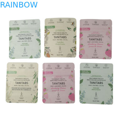 Embalaje de alimentos ecológico con cierre por cerradura 100% compostable biodegradable bolsas de papel kraft