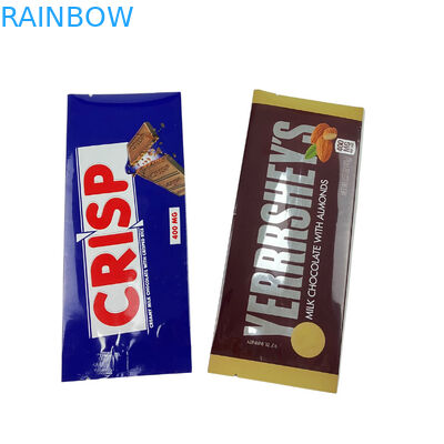 Impreso a medida de calidad alimentaria en el reverso del lado sellado Bolso de bocadillos Energy Bar Revestimiento embalaje Bolso de chocolate de hongo