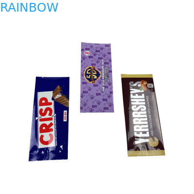 Impreso a medida de calidad alimentaria en el reverso del lado sellado Bolso de bocadillos Energy Bar Revestimiento embalaje Bolso de chocolate de hongo