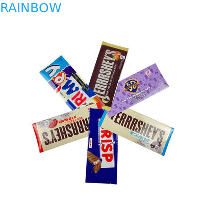 Impreso a medida de calidad alimentaria en el reverso del lado sellado Bolso de bocadillos Energy Bar Revestimiento embalaje Bolso de chocolate de hongo