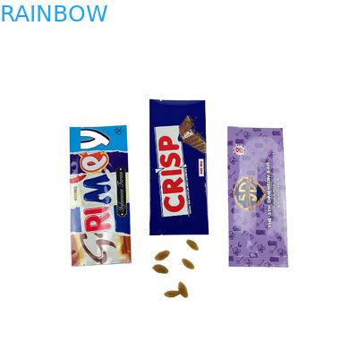 Bolsas de plástico impresas a medida Bolsas de envoltura de barras de proteínas Bolsas de bolsas de polvo de chocolate de té de café Bolsas de sello de espalda