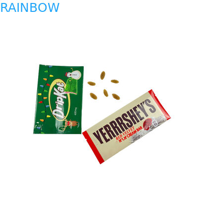 Impresión personalizada de barras de proteína de papel de aluminio Embalaje Bolsas de nueces de grado alimenticio Barras de chocolate Embalaje Bolsa de plástico pequeña