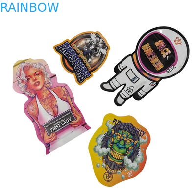 Bolsas de caramelo a prueba de olor a prueba de olor a prueba de plástico a prueba de niños. Bolsas Mylar 3.5g 7g Bolsas Mylar a medida.