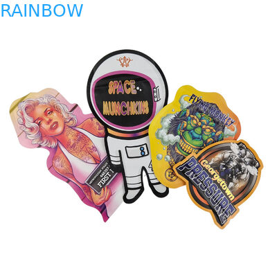 Bolsas de caramelo a prueba de olor a prueba de olor a prueba de plástico a prueba de niños. Bolsas Mylar 3.5g 7g Bolsas Mylar a medida.