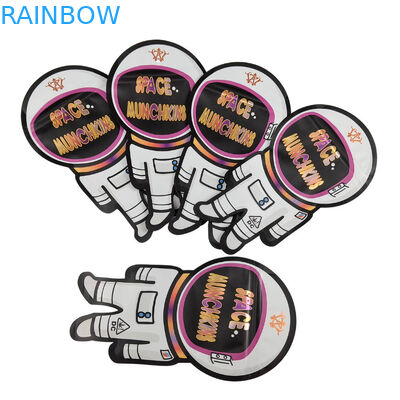 Impresión personalizada Forma Mini Bolso Mylar 1g 3.5g 7g 14g 28g Hongo Resistente a los niños y olores Proof Soft Touch Cali Pack Bolso Mylar