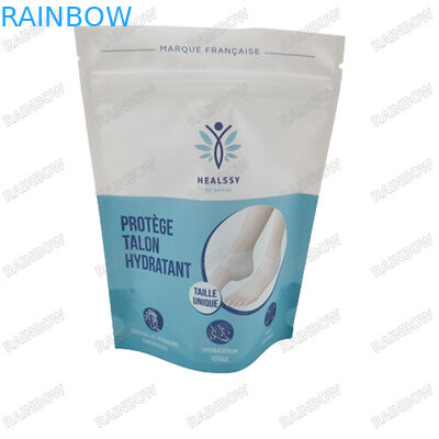 1. Bolsas vacías de Mylar Frotador corporal de arándanos Bolsa de embalaje de papel de aluminio Bolsa de plástico autoportante Bolsa de cremallera Bolsas re-selladas