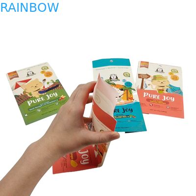 Venta caliente de color marrón reciclado personalizado Impreso Eco amigable cremallera Stand Up Bolso Frutas secas bolsas de paquete biodegradable Kraft Pa