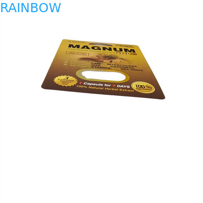 En general, la miel de rinoceronte impresa en oro secreto milagro miel caja de cartón de papel 3d cartón de visualización de la miel bolsas de embalaje