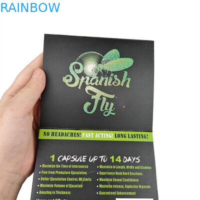 Píldora sexual de alta calidad 3D Blister Tarjeta de embalaje de la Píldora de mejora del rinoceronte masculino Tarjeta de embalaje con cajas de papel de exhibición