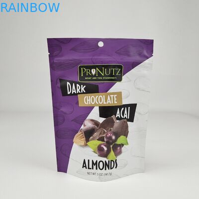 Diseño personalizado 250g 500g Stand Up Aluminio de papel de aluminio Light Proof Mylar Embalaje Bolsa de cierre con cremallera Proof de olor Bolsa Bolsas de paquetes