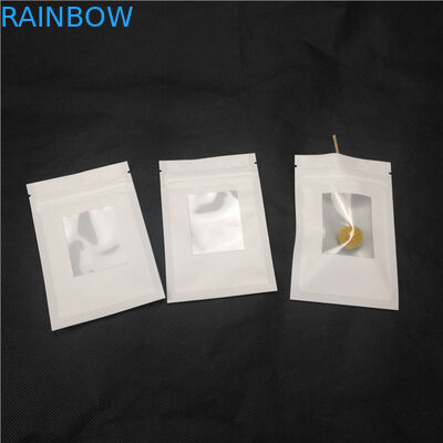 Bolsas de plástico personalizadas de embalaje de joyas con ventana transparente