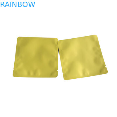 Logotipo personalizado de grado alimenticio clara delantera de cremallera 3 bolsas de sellado lateral para la máscara facial