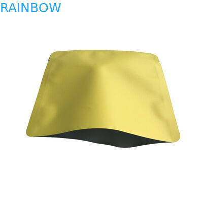 Logotipo personalizado de grado alimenticio clara delantera de cremallera 3 bolsas de sellado lateral para la máscara facial