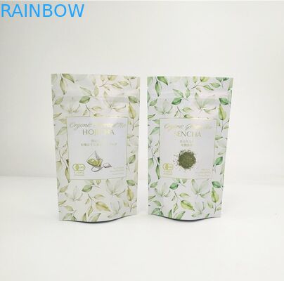 Bolsas de papel Kraft de calidad alimentaria de PLA marrón para mascotas golosinas de alimentos galletas de embalaje comestibles bolsas con cerradura de bolsa Mylar de ventana