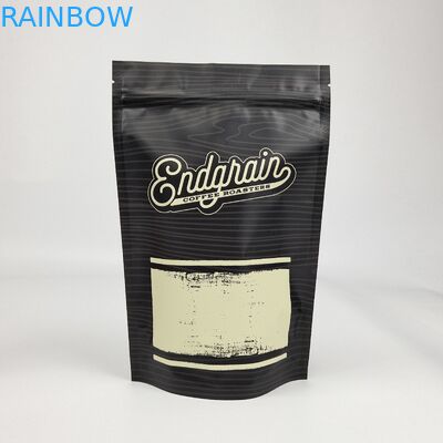 Cartera de aluminio de acabado metálico matado personalizado bolso de plástico de comida para bocadillos