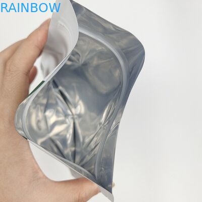 Impresión digital colorida de aluminio de papel resealable de pie a prueba de olor cremallera personalizada de embalaje Mylar bolsa de bolso para alimentos