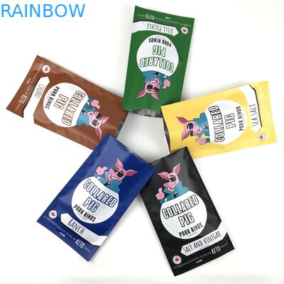 Bolsas de plástico personalizadas embalaje con sello térmico para el sellamiento fácil