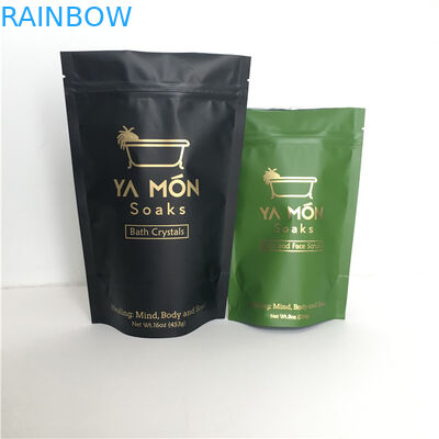 Embalaje para levantarse/Doy Pack Bolsa de exfoliante corporal Bolsa de papel de aluminio Embalaje para embalaje de sal de baño