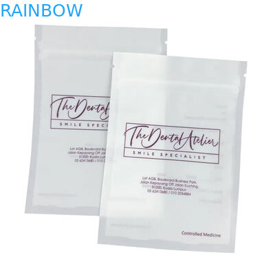 Cubiertos de bolsas de plástico de espesor personalizado con sello térmico para el mango de sellado