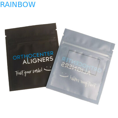 Cubiertos de bolsas de plástico de espesor personalizado con sello térmico para el mango de sellado