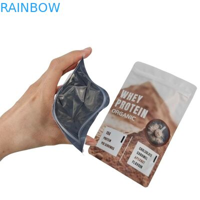 Pedido personalizado Acceptado en el embalaje de bolsas de bocadillos con 120 de dureza y cierre con cremallera