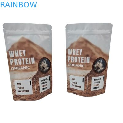 Pedido personalizado Acceptado en el embalaje de bolsas de bocadillos con 120 de dureza y cierre con cremallera