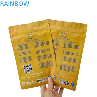 Embalaje personalizado de bolsas de bocadillos para galletas con muesca y características