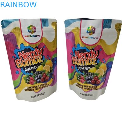 Amigable al medio ambiente Sí Impreso a medida Bolsas de embalaje de alimentos con fondo plano