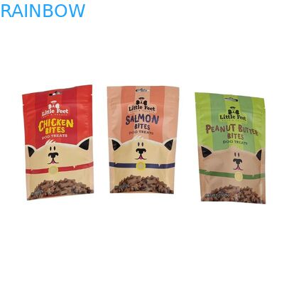 Bolsas de bocadillos de fondo plano impresas a medida con superficie mate para bolsas de embalaje de alimentos