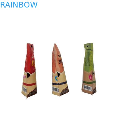 Bolsas de bocadillos de fondo plano impresas a medida con superficie mate para bolsas de embalaje de alimentos