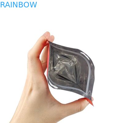 Bolsas de bocadillos de fondo plano impresas a medida con superficie mate para bolsas de embalaje de alimentos