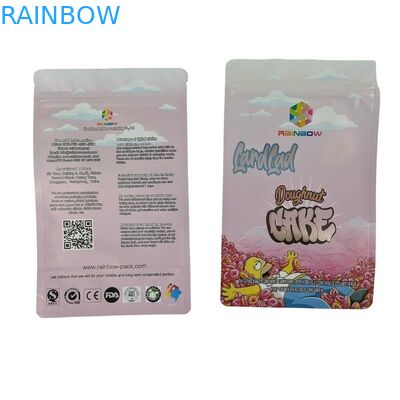 Bolsas de bocadillos de fondo plano y resistentes a las lágrimas para bolsas de chocolate