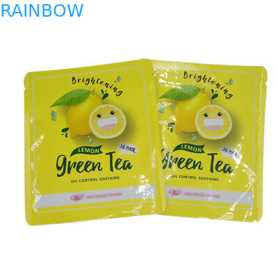 Sello térmico Bolsas de sello de tres lados de tamaño pequeño Bolsas planas de muestra para máscaras faciales