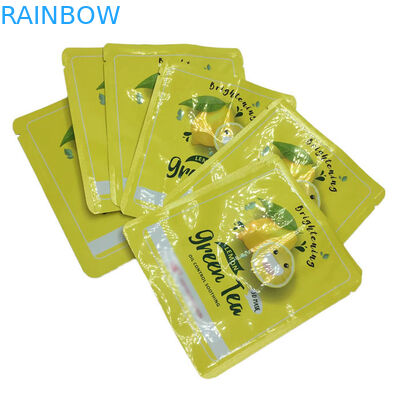 Sello térmico Bolsas de sello de tres lados de tamaño pequeño Bolsas planas de muestra para máscaras faciales