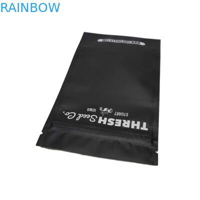 Cable de sellado de tres lados negro mate Bolsas de embalaje de plástico USB con cremallera