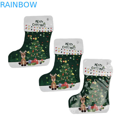 Bolsa de embalaje de forma especial reutilizable impresa a medida Bolsa comestible de forma única