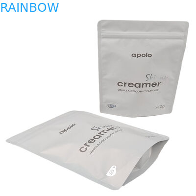 Bolsa de plástico a prueba de humedad Stand Up Mylar Tea Coffee Packaging Bag con efecto holográfico