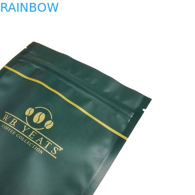 Barrera de alta humedad Material laminado de bolsa de juguete con logotipo personalizado Bolsas de café de plástico con cierre de cerradura
