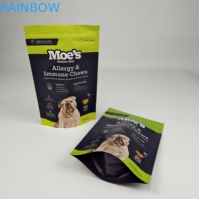 Bolsa de papel Kraft de color blanco marrón reciclable con cremallera de alimentos personalizados Nut de cacahuete Té de dulces Embalaje de galletas Bolsa de pie con logotipo