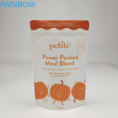 Bolsa de embalaje de alimentos biodegradable de venta al por mayor de fábrica Bolsa de embalaje de alimentos biodegradable Bolsa de embalaje de bolsas de aluminio resistente al olor Bolsas de papel Kraft