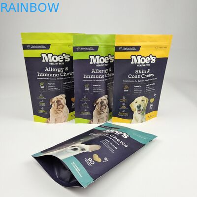 Envase en pie de venta al por mayor Envase personalizado de bolso de papel kraft de color blanco en bolsas de bolso para frutos secos para alimentos Envase de bocadillos