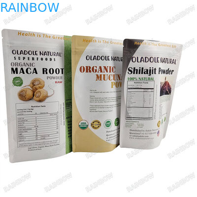 Muestras gratuitas bajo MOQ Bolsa de alimentos para mascotas de alta calidad con cierre de cremallera disponible