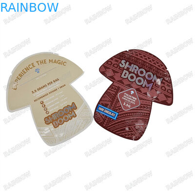 CMYK Pantone Colores 3.5g 7g 14g 28g Bolsas de forma especial con tinta respetuosa con el medio ambiente para impresión en grabado